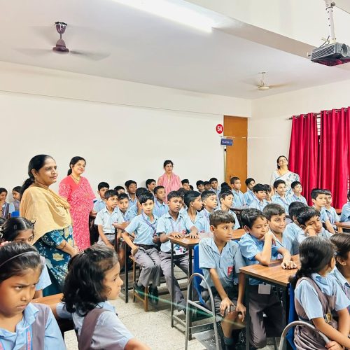 Today@ PMS Gomtinagar Lucknow conducted a session on Good Touch and Bad Touch for students of (1)